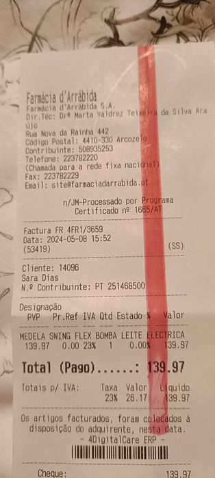 Bomba de extração de leite MEDELA