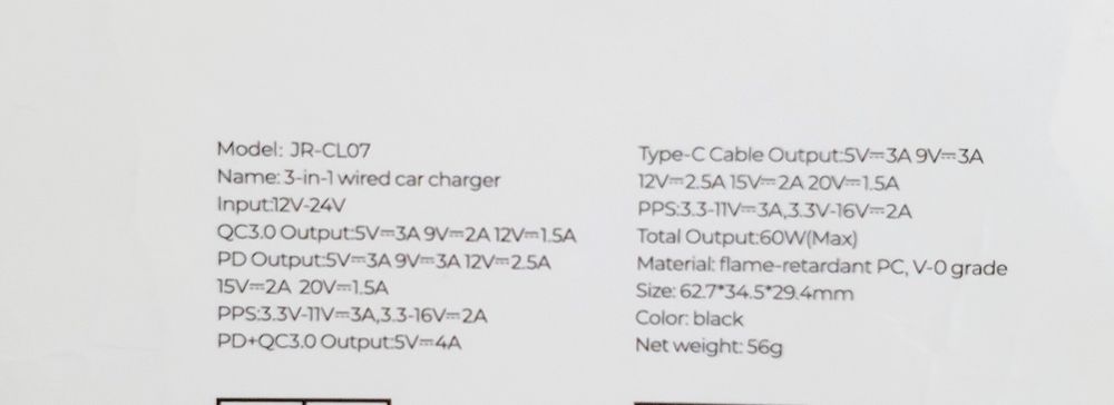 Ładowarka samochodowa szybka USB-C