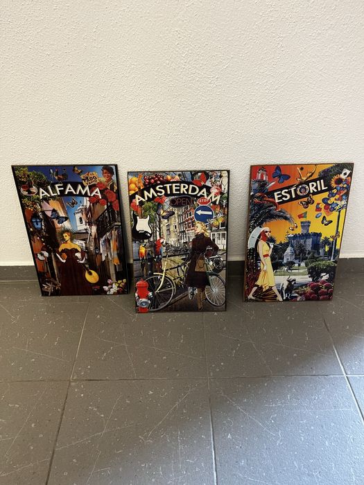 Quadros cidades 40X26 CM