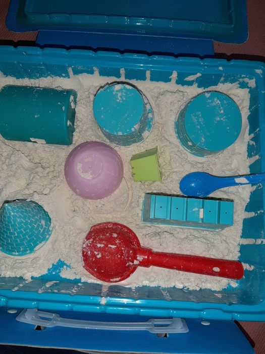 Кинетический песок мини песочница sands alive