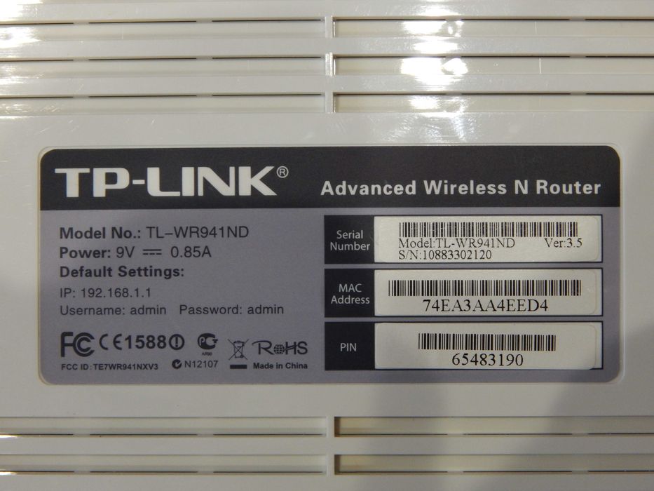 Router TP-Link TL-WR941ND Ver. 3.5