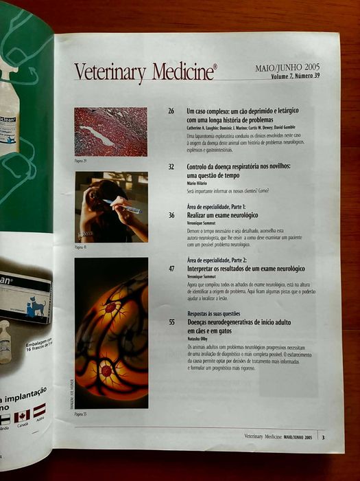 Revista Veterinary Medicine: Maio/Junho 2005