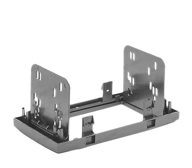 MOLDURA ADAPTADOR PRETO PARA RADIO 2-DIN PARA FORD FOCUS C-MAX S-MAX FUSION TRANSIT FIESTA GALAXY KUGA