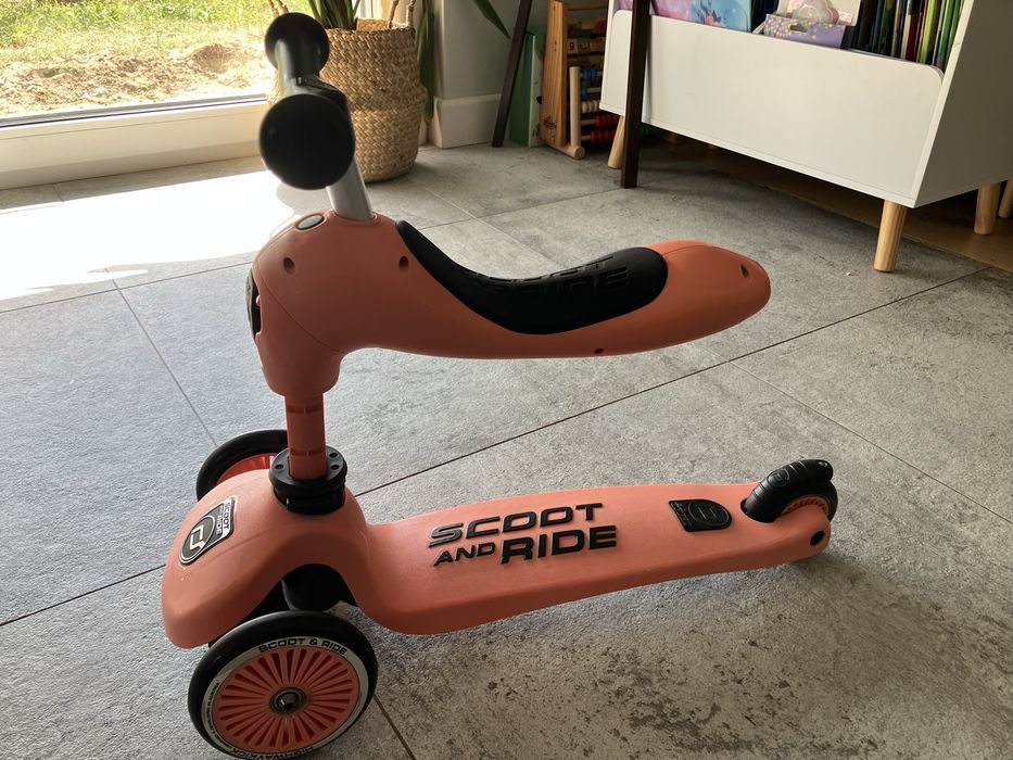 Scoot & Ride, jeździk i hulajnoga 2w1, Peach
