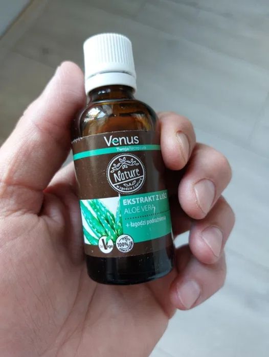 Venus, Twoja Receptura, Nature, Ekstrakt z liści Aloe Vera, 40 mL