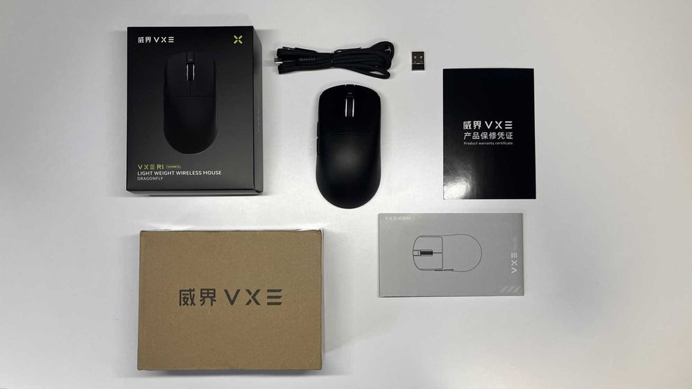 VXE R1 SE+ PAW3395 SE, 51g, 500mAh | Беспроводная игровая мышка