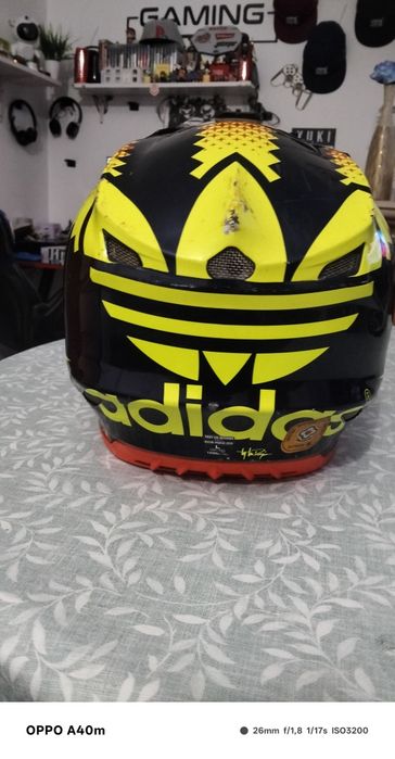 Capacete cross usado