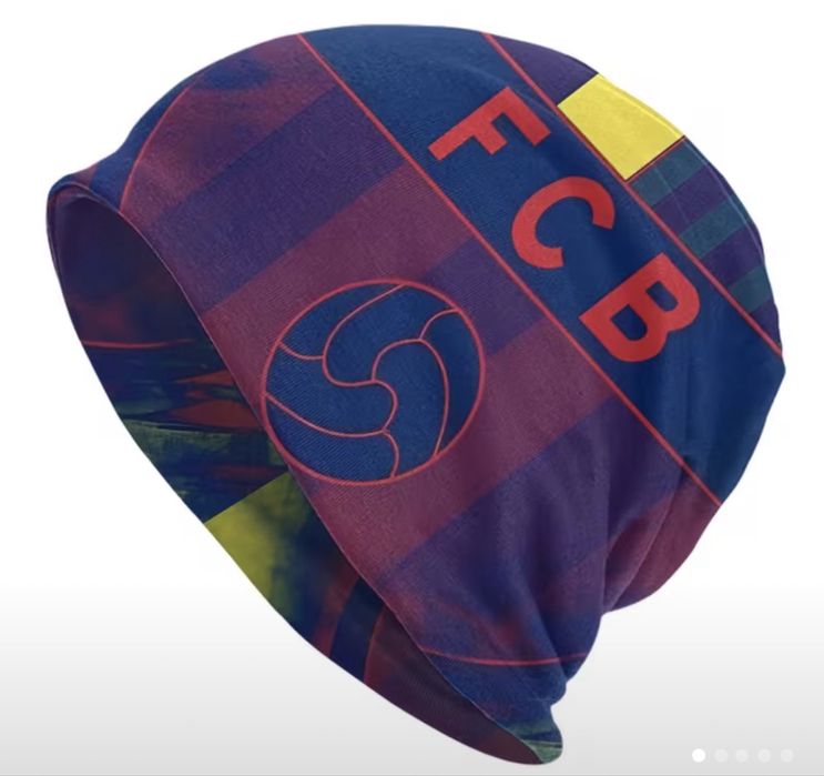 Super Czapka do biegania lub na rower FCB  Barca