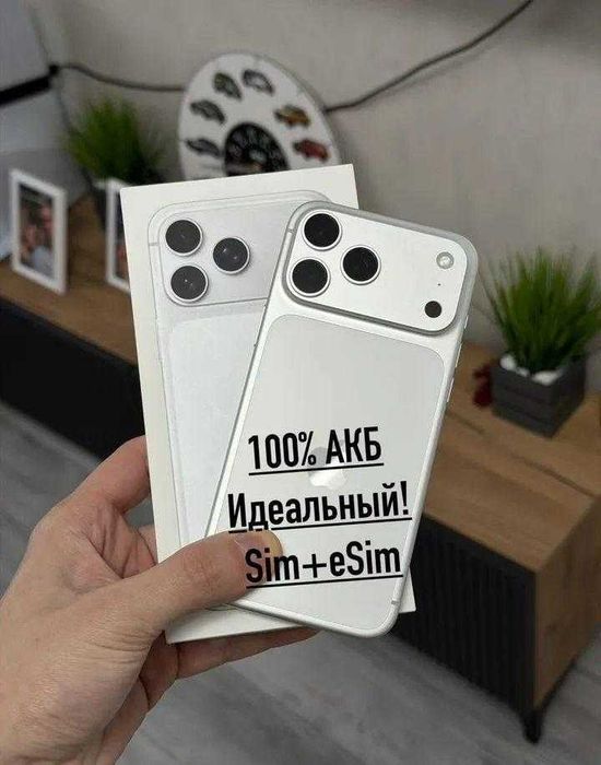 iPhone 17 Pro Max, 256 ГБ, SIM + eSIM