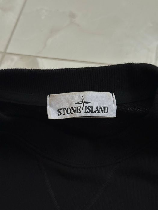 Оригінальний світшот кофта Stone Island Black Sweatshirt