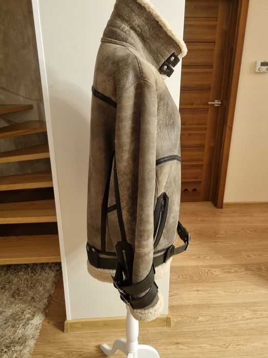 Kożuch męski  skórzany