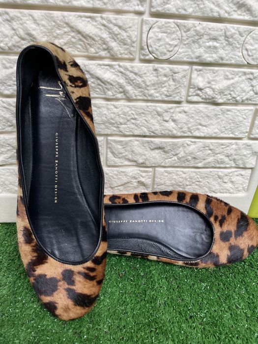 Балетки леопардовые Guiseppe Zanotti
