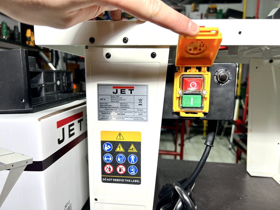 Универсальный чугунный фрезерный стол JET JRT-2