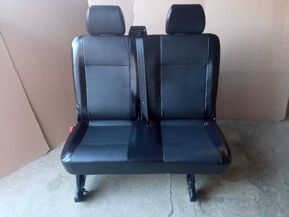 Fotel Kanapa VW T5 T6 T6.1 tylna skaj czarna