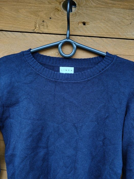 Sweter granatowy damski
