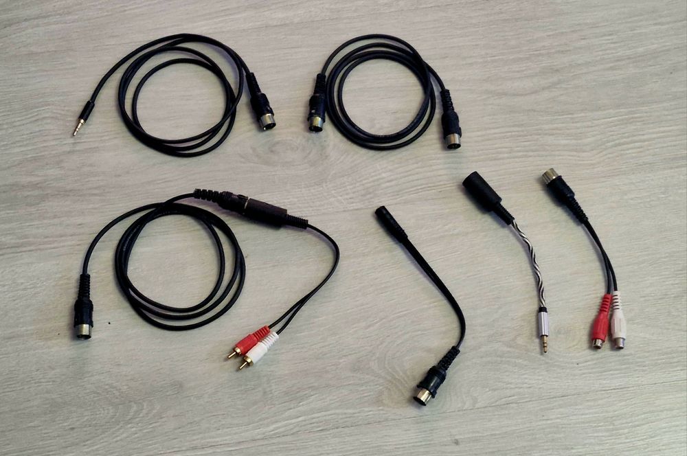 Міжблочні кабелі перехідники DIN 5 - 3,5 RCA