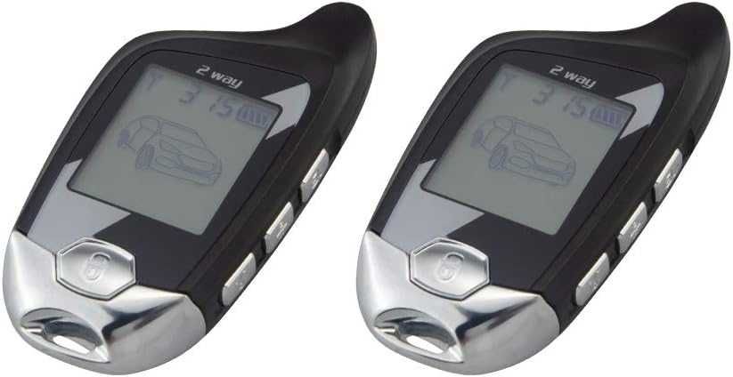 System alarmowy samochodowy z wyświetlaczem LCD na pager