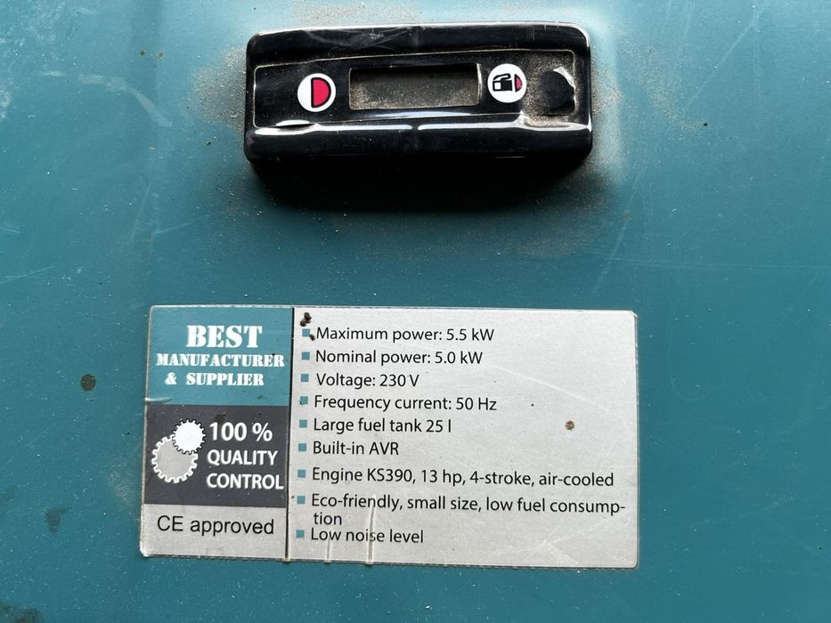 Генератор бензиновий Konner&Sohner 7000 5,5 kW