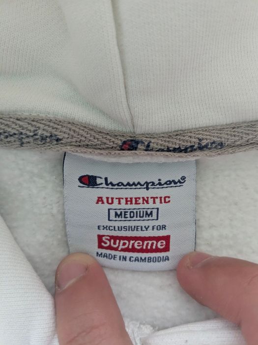 Кофта champion x supreme