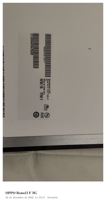 Vendo ecrã B156XTN04.2 em bom estado
