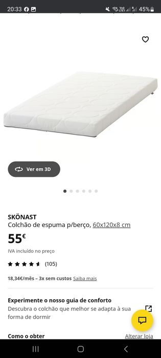 Berço Alskvard Ikea