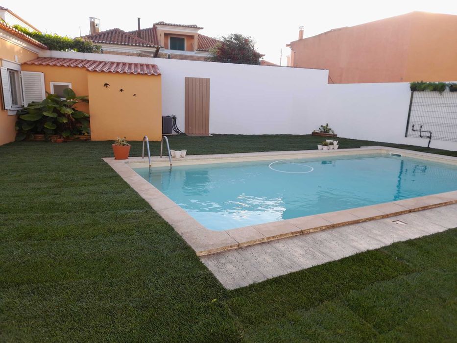 Relva natural em tapete