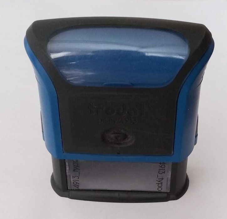 Штамп самонаборный текстовый пятистрочный Trodat Printy 4913