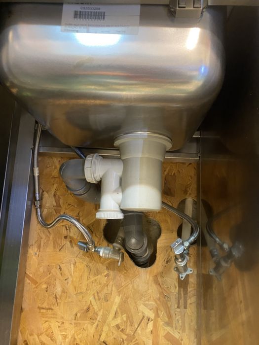 Bancada aço inox com cuba