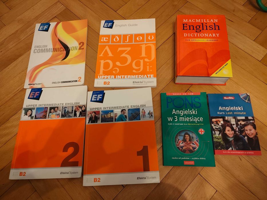 Zestaw do nauki angielskiego B2 EF Upper Intermediate + Słownik Macmillan CD