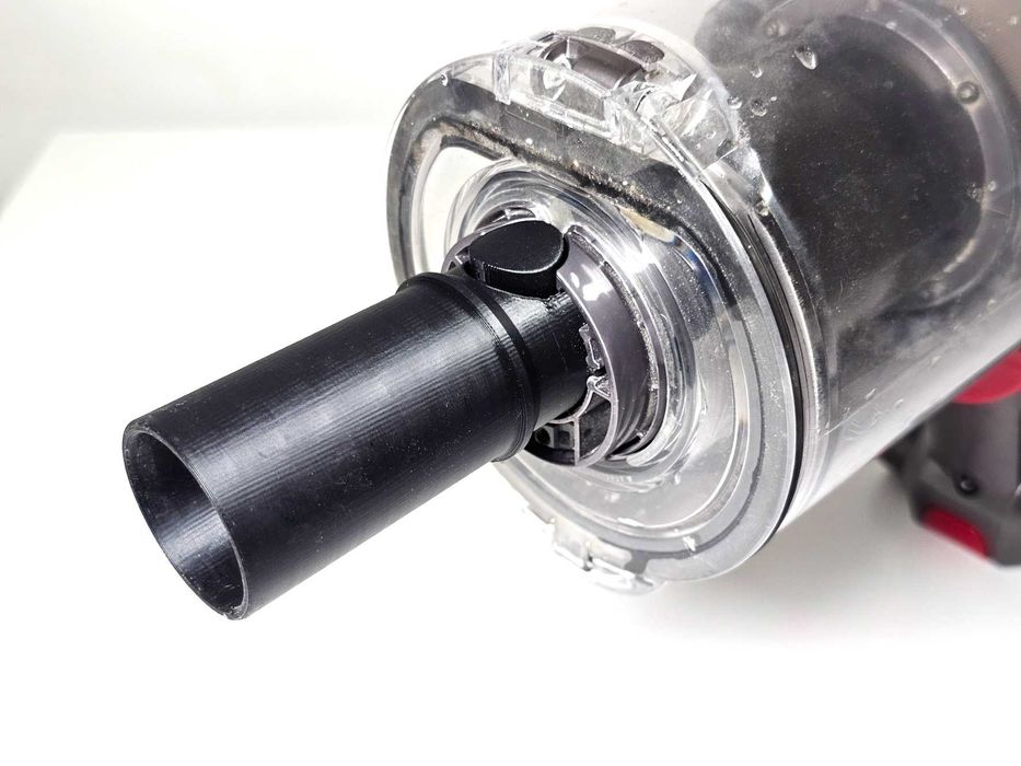 Nowy adaptor katarka do Dysona  dwukolorowy: czarno-niebieski