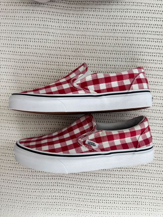 Vans кеди сліпони в клітинку