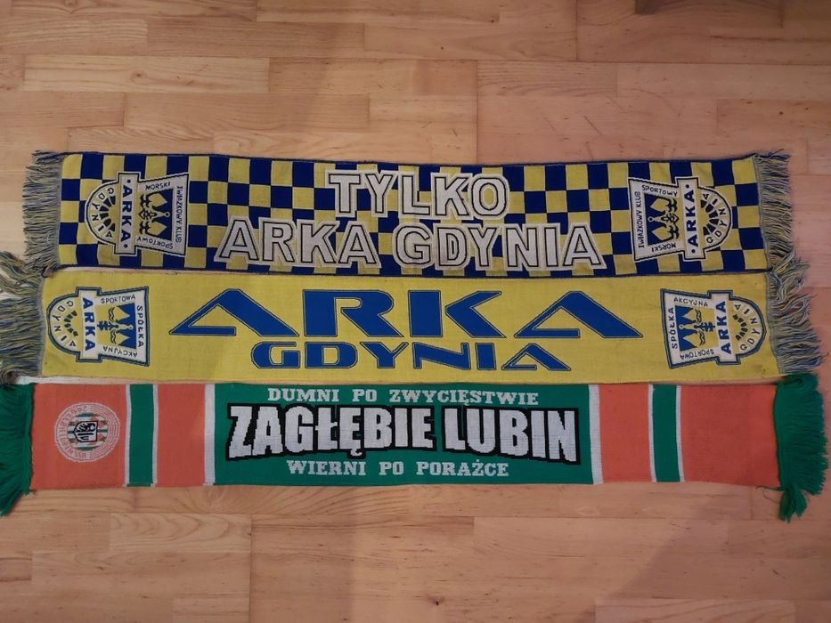 Szaliki Zagłebie Lubin, Arka Gdynia x2