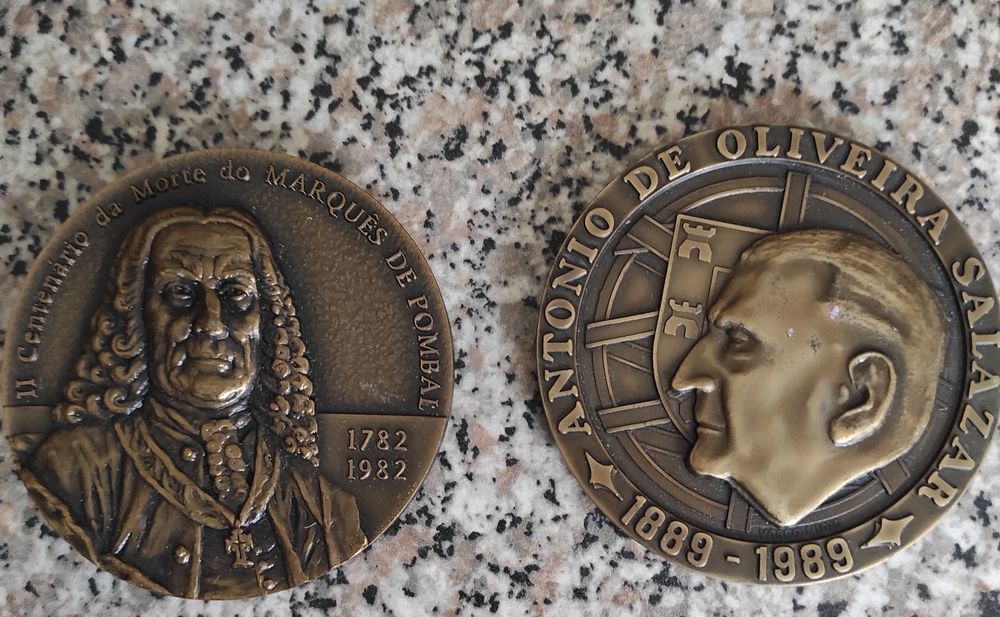 Medalhas comemorativas em bronze