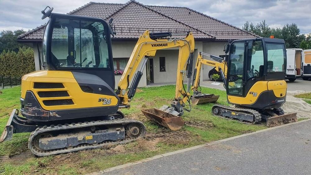 Minikoparka wynajem wozidło