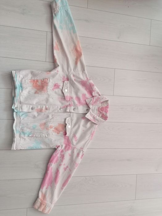 Kurtka jeansowa kolorowa