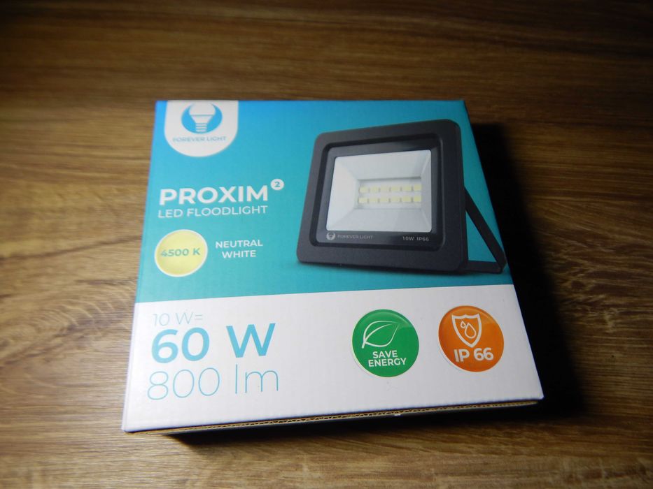 nowy Naświetlacz LED PROXIM II 10W |4500K| IP66 Forever Light 800lm