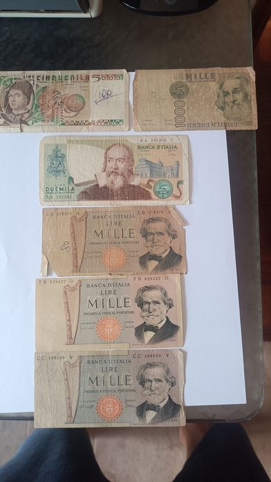 Vendo notas nacionais e estrangeiras