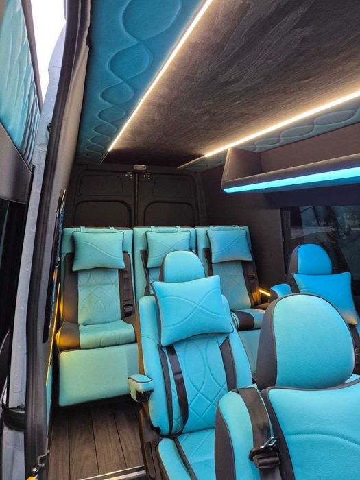 Переобладнання бусів ПІД КЛЮЧ (Vito, Sprinter, Crafter) Перетяжка, Обшивка, Тюнінг салона