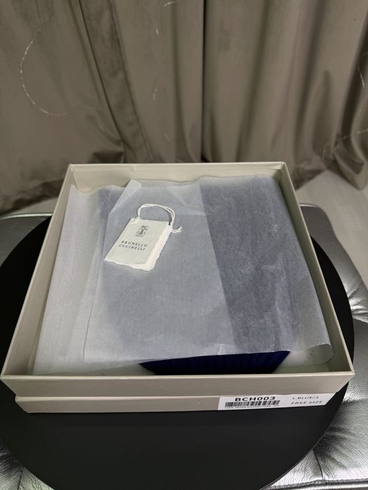 Мужская шапка из кашемира Brunello Cucinelli