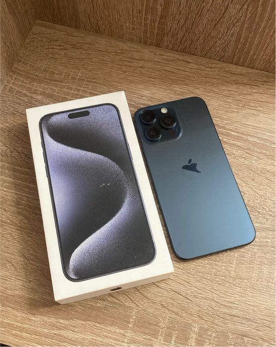 apple iphone 15 pro max 256 gb blue neverlock