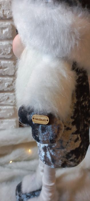 Новорічний гном на ніжках, скандинавський гном, гном під ялинку