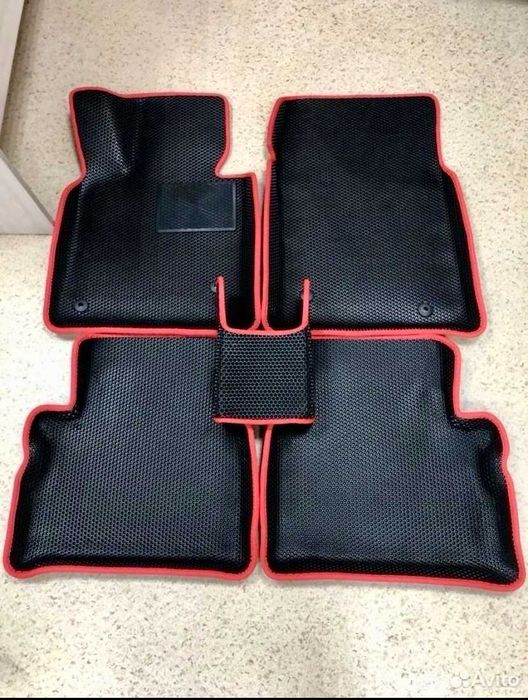 З бортиками! Ева килимки в салон/ багажник, Ево коврики в машину