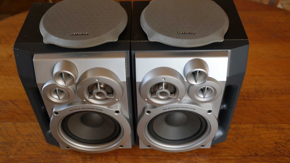 Kolumny głośnikowe AIWA RX-NR 50 – Trójdrożne, Bass-Reflex
