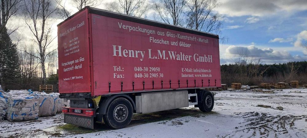 Sprzedam przyczepę ciężarową  JESSEN, używaną, rok produkcji 2016.