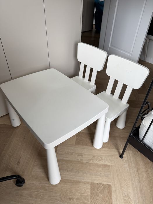 Stolik + 2 krzesełka Ikea Mammut