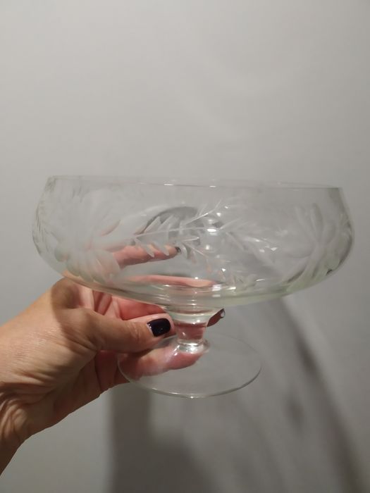 Стекло, блюдо, фруктовница, конфетница