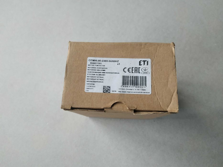 Контактор 95А, котушка 230В