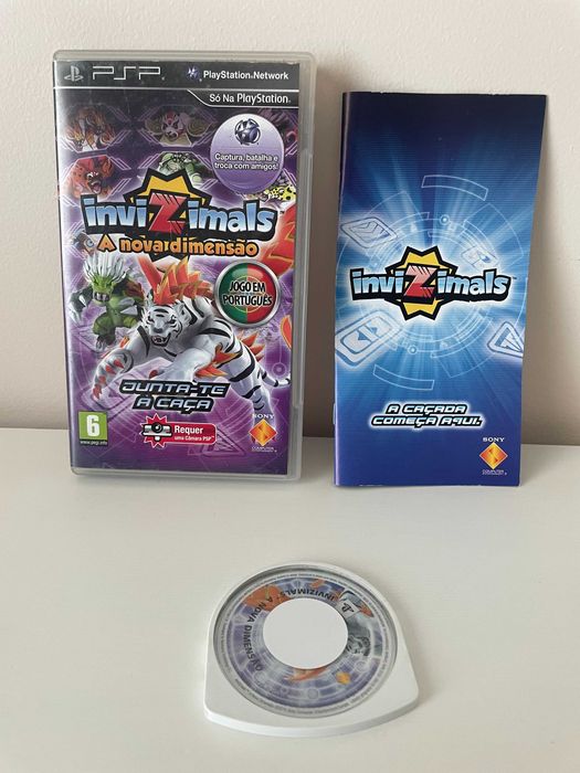 Invizimals: A Nova Dimensão - (PSP)- Completo & Testado