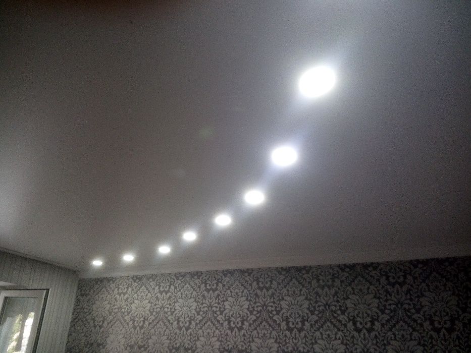 Натяжні стелі від 300грн/м.кв. будь-якої складності