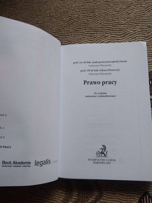 Prawo pracy Ludwik Florek